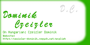 dominik czeizler business card